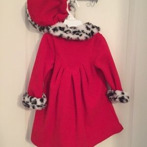 Toddler coat and hat
